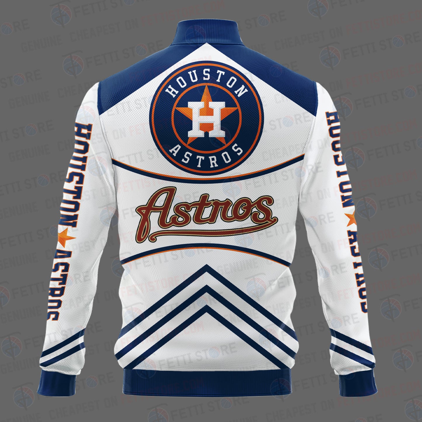 Houston Astros - Major League Baseball AOP Varsity Jacket V4 - All-Over-Printed Jacket