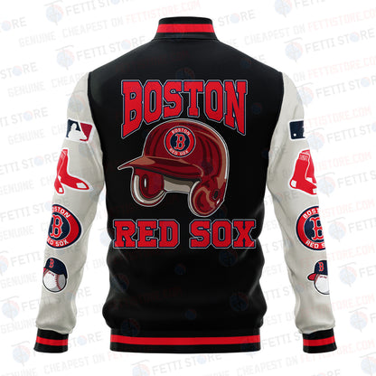 Boston Red Sox - Major League Baseball AOP Varsity Jacket V2 - All-Over-Printed Jacket