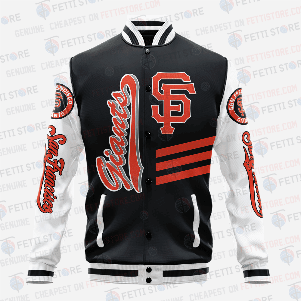 San Francisco Giants Major League Baseball AOP Varsity Jacket - All-Over-Printed Jacket