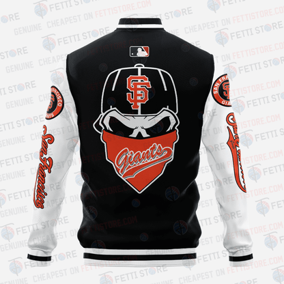 San Francisco Giants Major League Baseball AOP Varsity Jacket - All-Over-Printed Jacket
