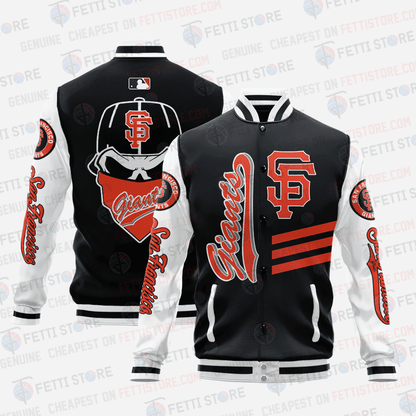 San Francisco Giants Major League Baseball AOP Varsity Jacket - All-Over-Printed Jacket