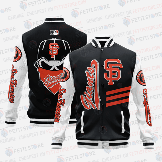 San Francisco Giants Major League Baseball AOP Varsity Jacket - All-Over-Printed Jacket