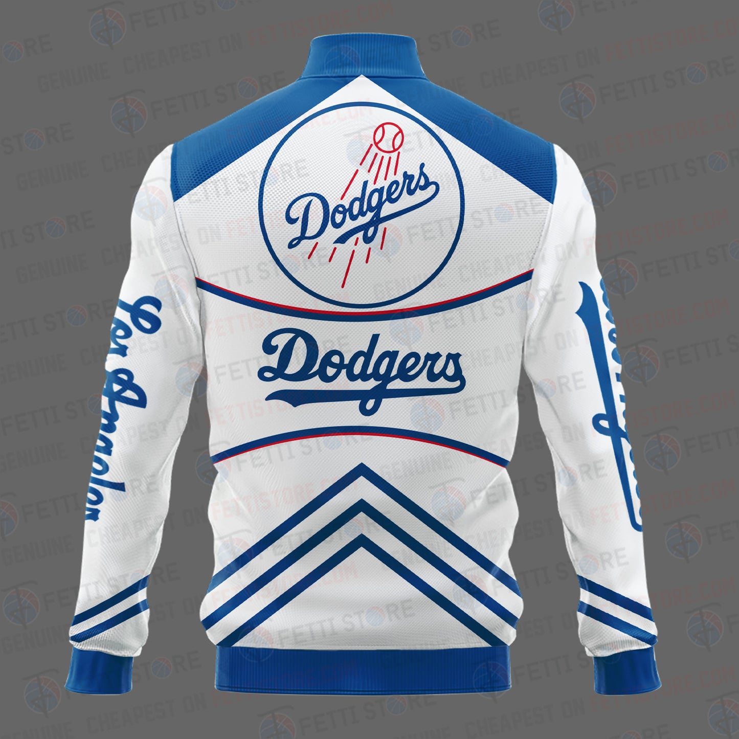 Los Angeles Dodgers - Major League Baseball AOP Varsity Jacket V4 - All-Over-Printed Jacket
