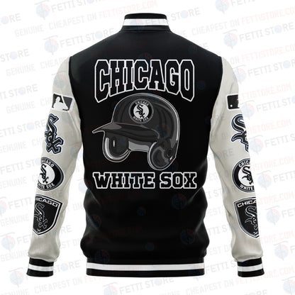 Chicago White Sox - Major League Baseball AOP Varsity Jacket V2 - All-Over-Printed Jacket