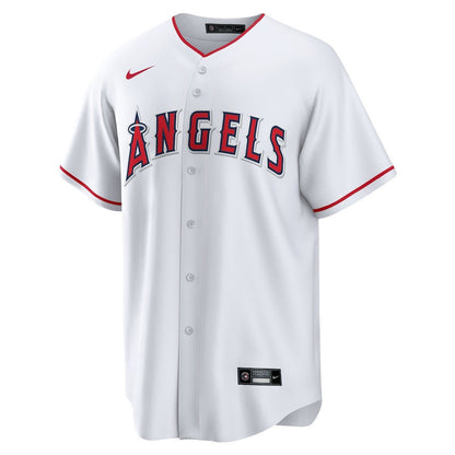 Shohei Ohtani 17 Los Angeles Angels Signed Name 2023 Home Player Men Jersey - White