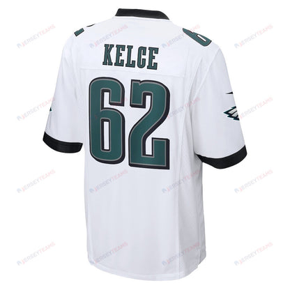 Jason Kelce 62 Philadelphia Eagles Legacy Game Jersey - Men, White