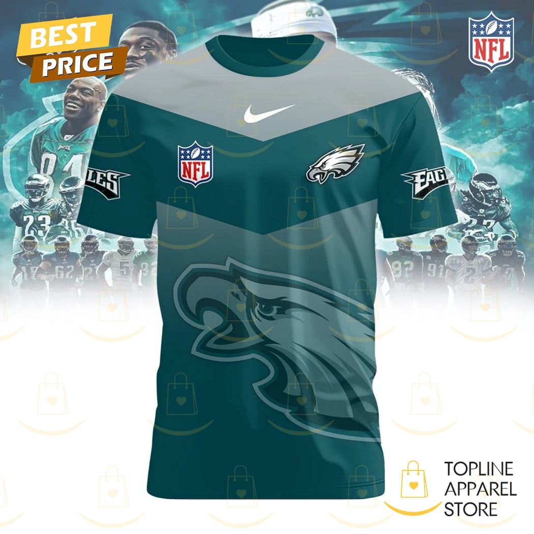 Philadelphia Eagles 2025 Champions Super Bowl LIX All Over Printed T-Shirt - Midnight Green
