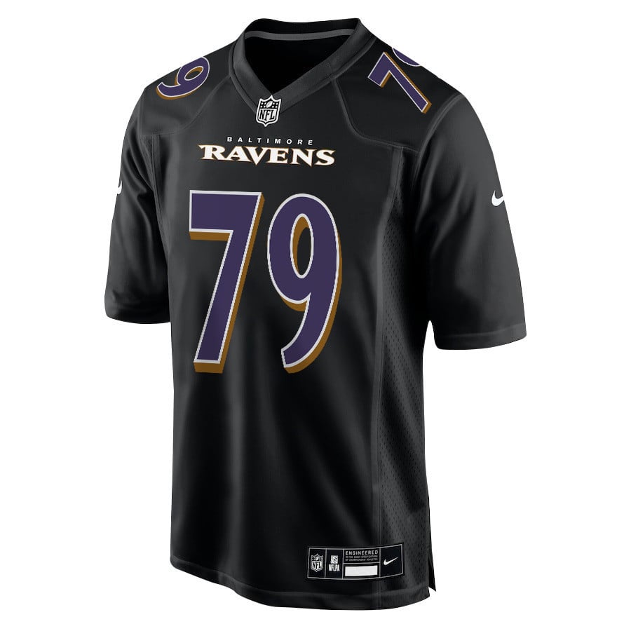 Ronnie Stanley 79 Baltimore Ravens Fashion Jersey - Black, Men Jersey