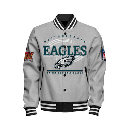 Philadelphia Eagles Super Bowl LIX Glory Varsity Jacket - All-Over-Printed Jacket