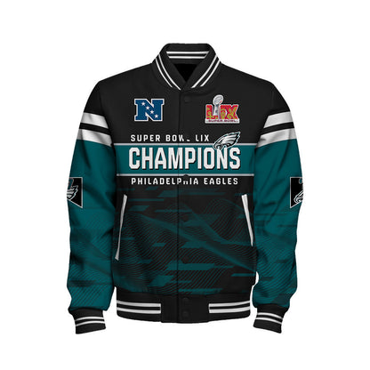 Philadelphia Eagles Super Bowl LIX Champions 2024 Varsity Jacket - All-Over-Printed Jacket