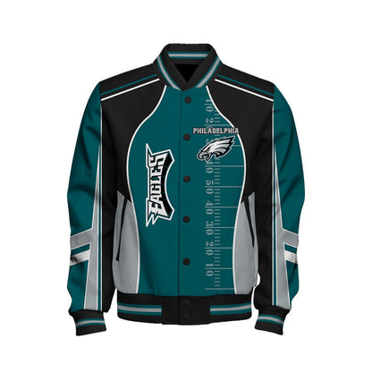 Philadelphia Eagles Football Team 2024- 25 Classic And Modern Unisex Varsity Jacket - All-Over-Printed Jacket