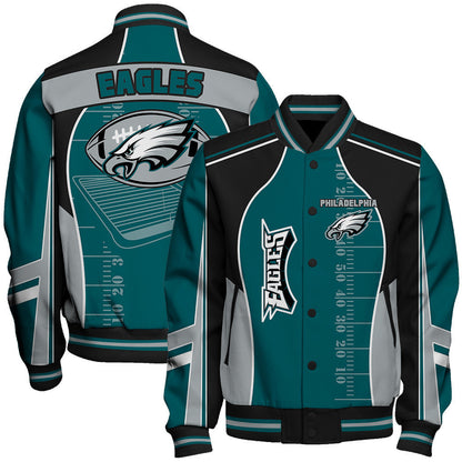 Philadelphia Eagles Football Team 2024- 25 Classic And Modern Unisex Varsity Jacket - All-Over-Printed Jacket
