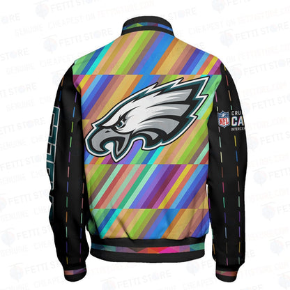 Philadelphia Eagles - National Football League AOP Varsity Jacket V2 - All-Over-Printed Jacket
