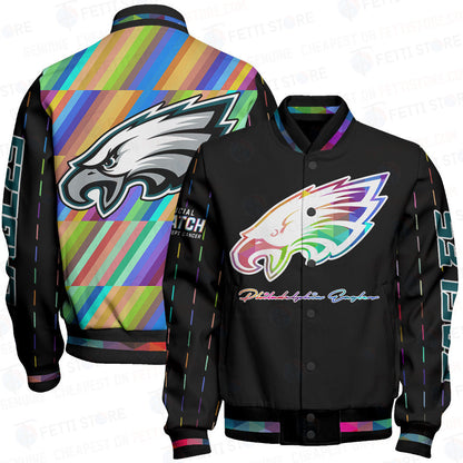 Philadelphia Eagles - National Football League AOP Varsity Jacket V2 - All-Over-Printed Jacket