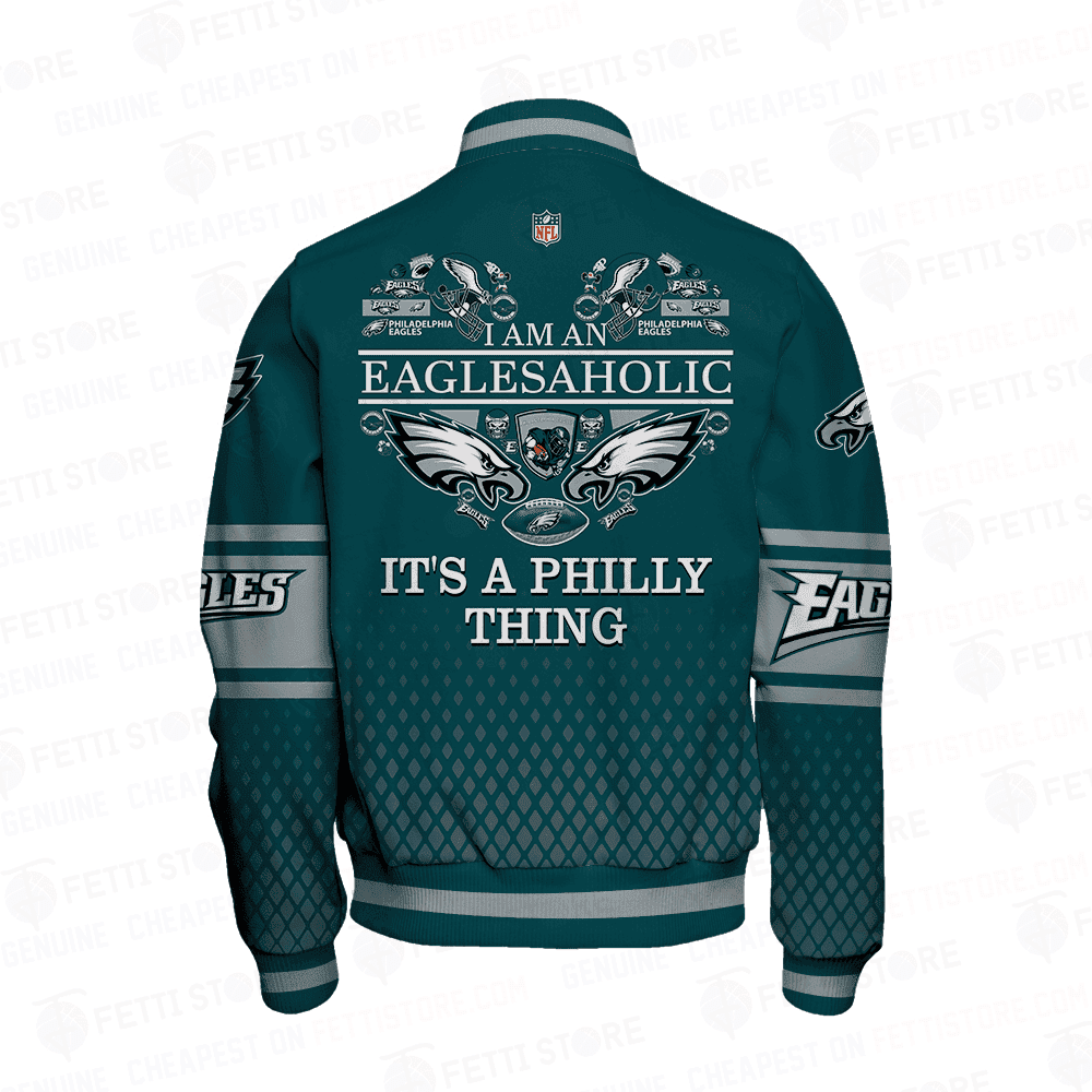 Philadelphia Eagles - National Football League AOP Varsity Jacket STM V1 - All-Over-Printed Jacket
