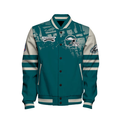 Philadelphia Eagles Football Team 2024 - 25 A Class Above Unisex Varsity Jacket - All-Over-Printed Jacket