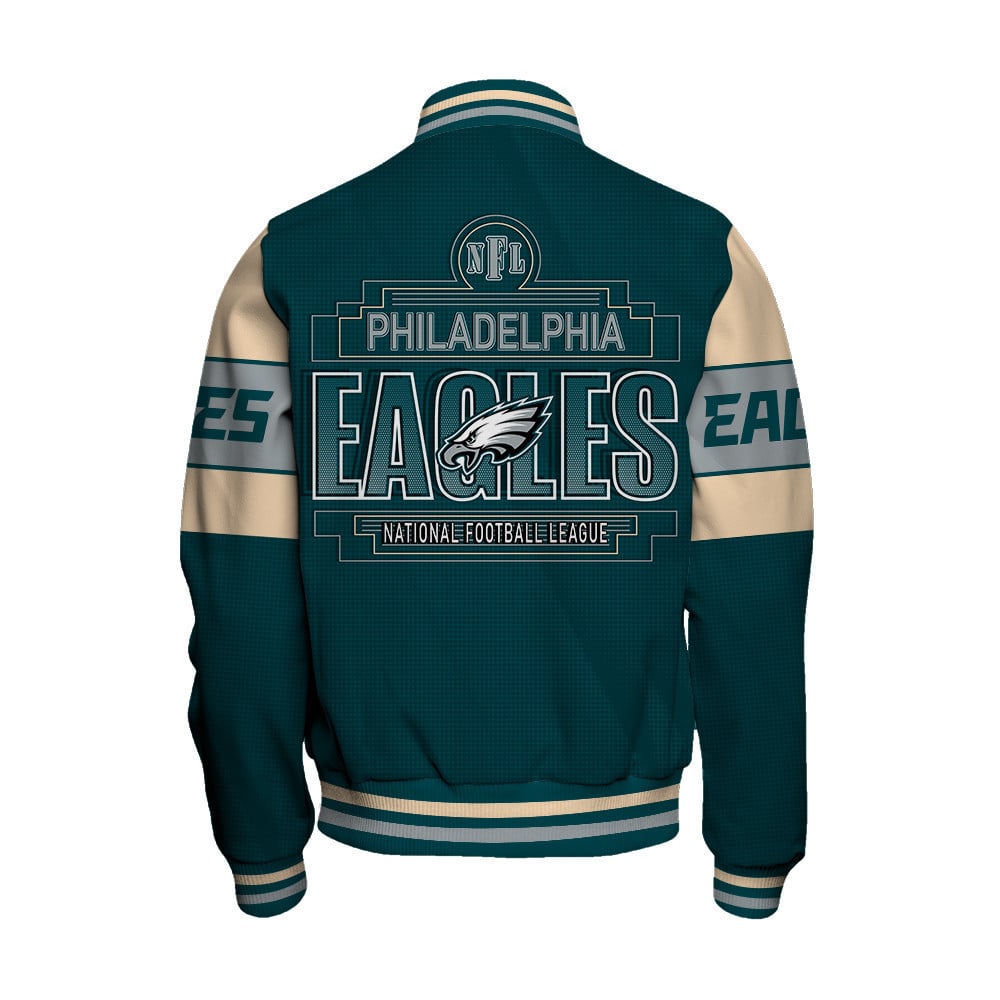 Philadelphia Eagles Football Team 2024- 25 Dare To Be Different Unisex Varsity Jacket - All-Over-Printed Jacket