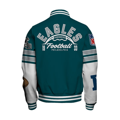 Philadelphia Eagles National Football League 2024 Feel The Power Unisex Varsity Jacket - All-Over-Printed Jacket