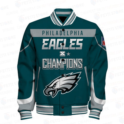 Philadelphia Eagles X Super Bowl Champions Varsity Jacket - All-Over-Printed Jacket
