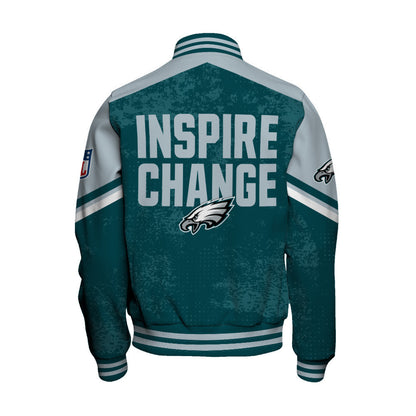 Philadelphia Eagles Football Team 2024 - 25 Immortal Style Unisex Varsity Jacket - All-Over-Printed Jacket