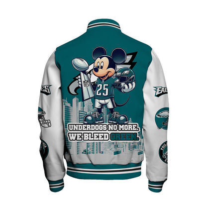 Philadelphia Eagles National Football League Varsity Jacket STM V5 - All-Over-Printed Jacket