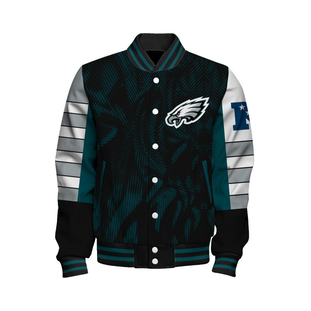Philadelphia Eagles Football Team 2024 - 25 Wear Your Passion Unisex Varsity Jacket - All-Over-Printed Jacket