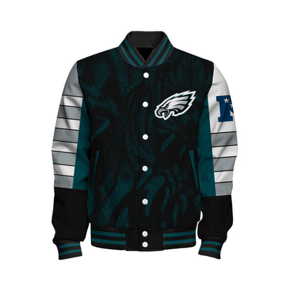 Philadelphia Eagles Football Team 2024 - 25 Wear Your Passion Unisex Varsity Jacket - All-Over-Printed Jacket