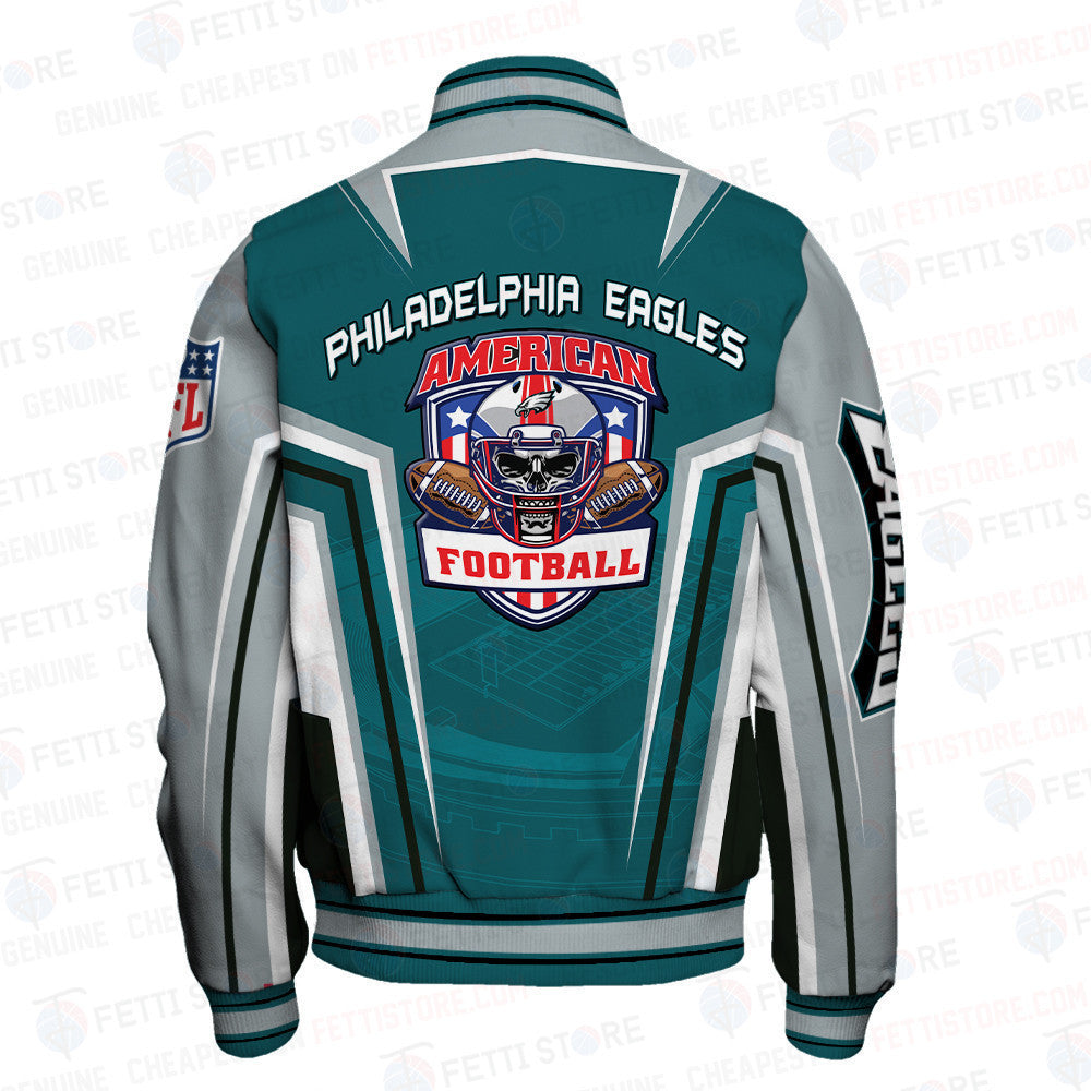 Philadelphia Eagles National Football League Varsity Jacket STM V4 - All-Over-Printed Jacket