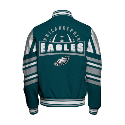 Philadelphia Eagles Football Team 2024- 25 Immortal Faith Unisex Varsity Jacket - All-Over-Printed Jacket