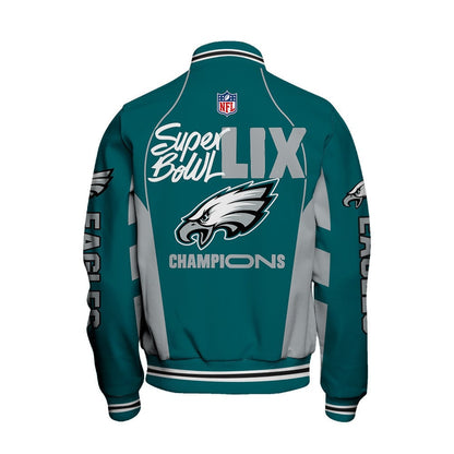 Philadelphia Eagles Super Bowl LIX Champions Relive The Glory Varsity Jacket - All-Over-Printed Jacket
