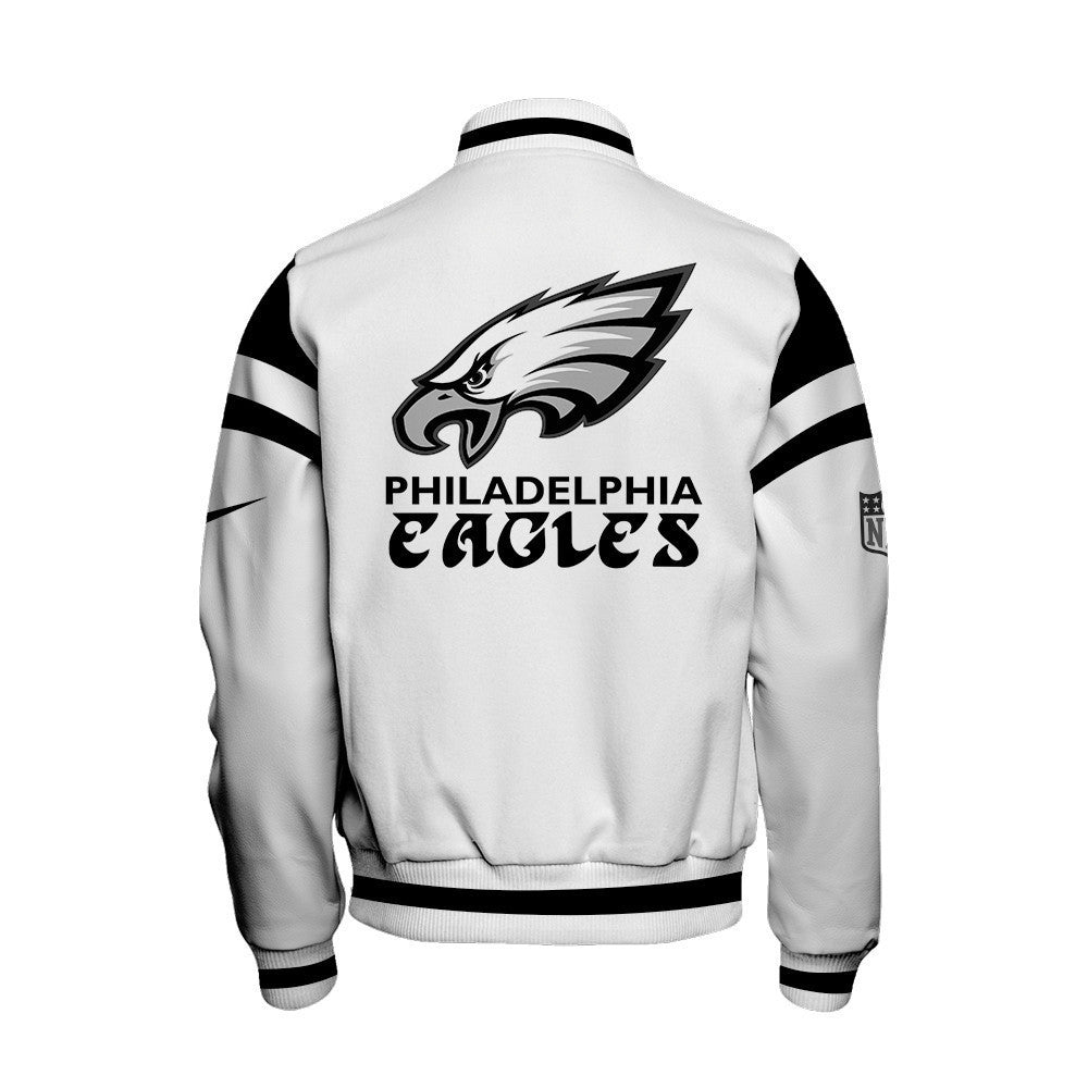 Philadelphia Eagles Super Bowl LIX Champions Victory is Our Nature Varsity Jacket - All-Over-Printed Jacket