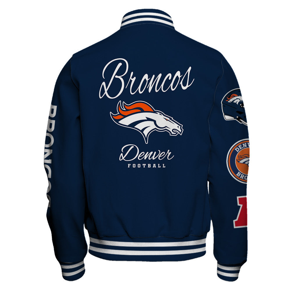 Denver Broncos NFL Team Legacy American Football Full-Snap Varsity Jacket