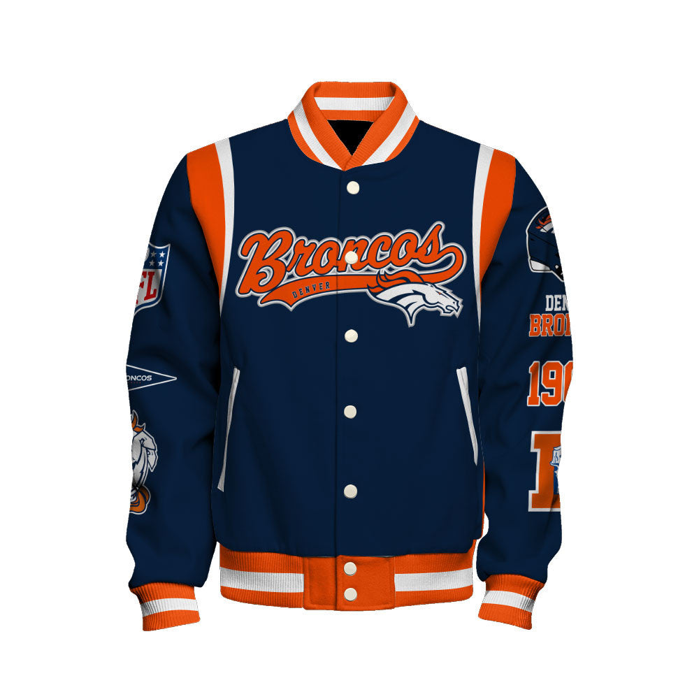 Denver Broncos NFL Letterman Exclusive Collection Varsity Jacket
