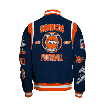 Denver Broncos NFL Letterman Exclusive Collection Varsity Jacket