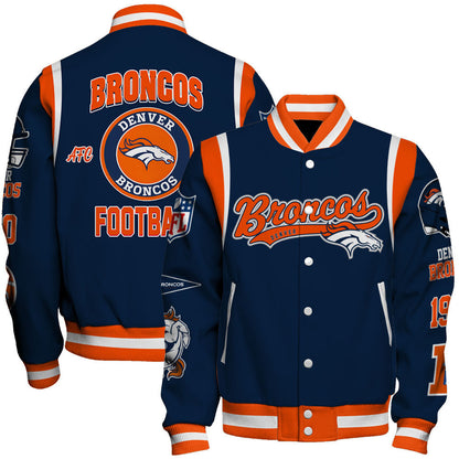 Denver Broncos NFL Letterman Exclusive Collection Varsity Jacket