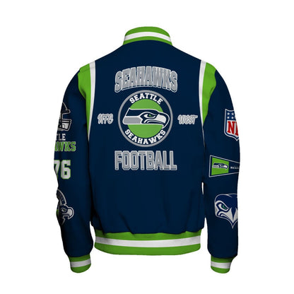 Seattle Seahawks NFL Letterman Exclusive Collection Varsity Jacket
