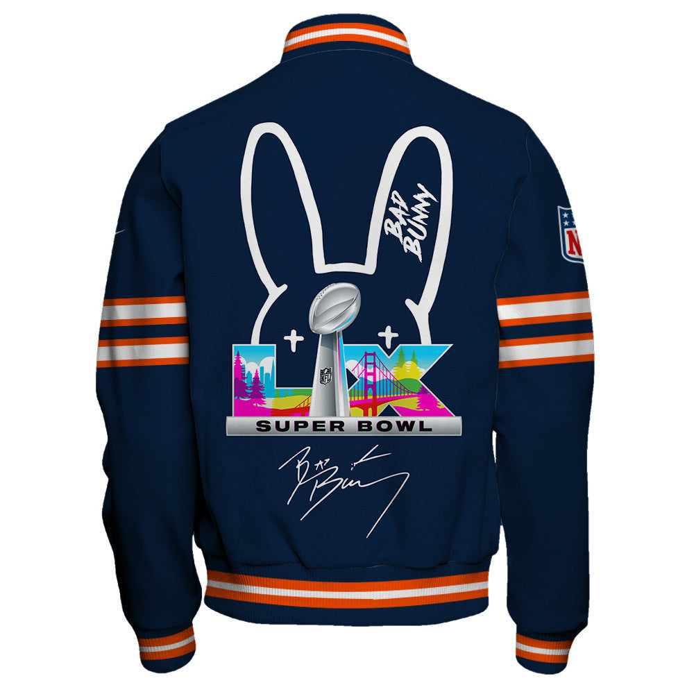 Denver Broncos NFL x Bad Bunny Super Bowl 2025-26 Varsity Jacket