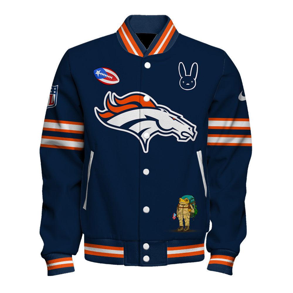 Denver Broncos NFL x Bad Bunny Super Bowl 2025-26 Varsity Jacket