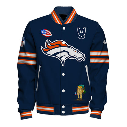 Denver Broncos NFL x Bad Bunny Super Bowl 2025-26 Varsity Jacket