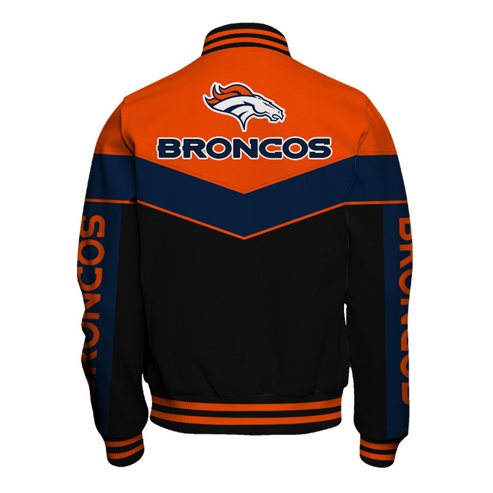 Denver Broncos For Fans - Streetwear Athletic Style Varsity Jacket