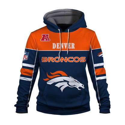 NFL Denver Broncos Built To Win 3D Hoodie For Die-hard Fans