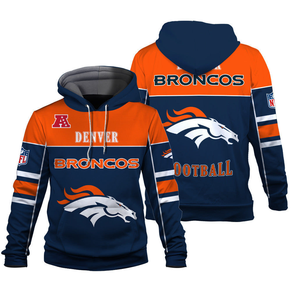 NFL Denver Broncos Built To Win 3D Hoodie For Die-hard Fans