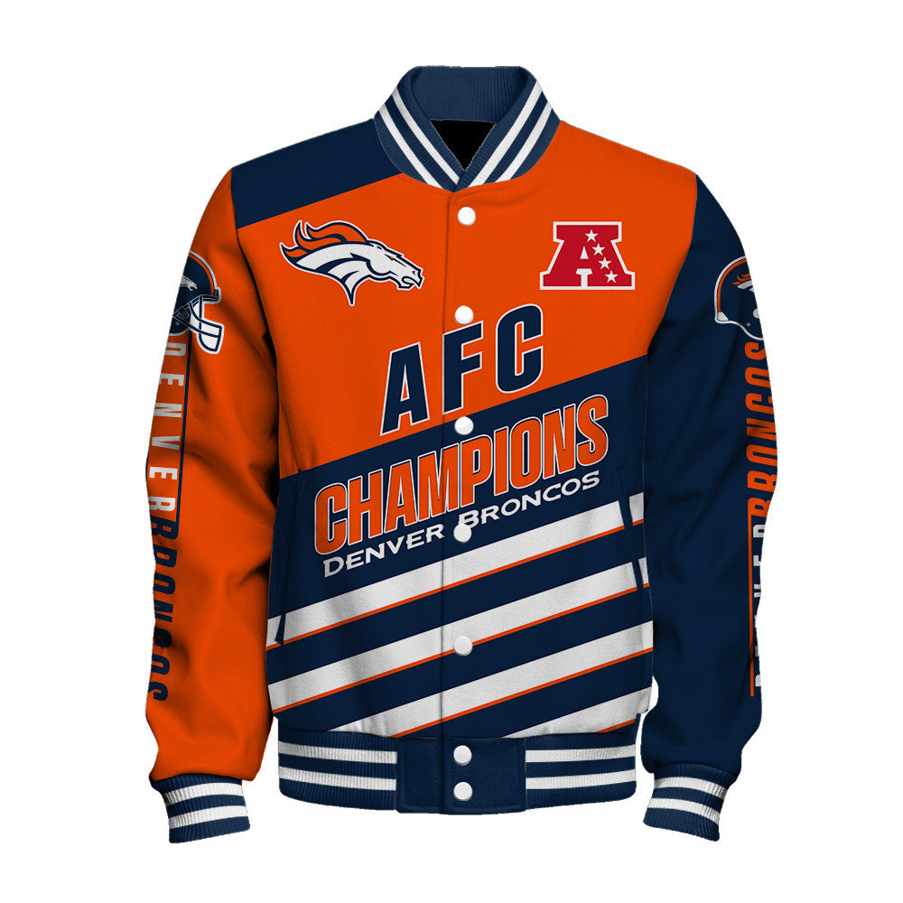 Denver Broncos Limited Edition Honoring AFC Champions 2025 Varsity Jacket