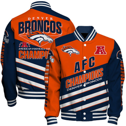Denver Broncos Limited Edition Honoring AFC Champions 2025 Varsity Jacket