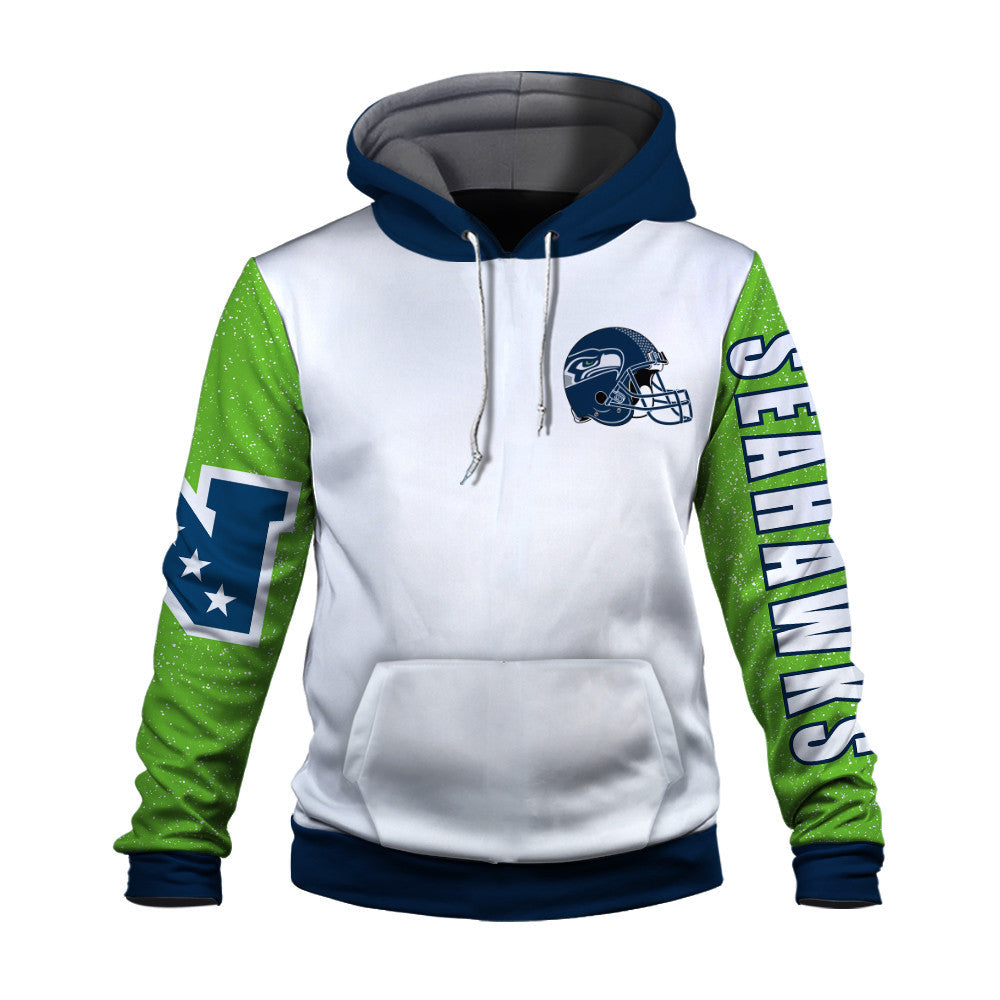 Seattle Seahawks Exclusive National Football League Graphic Design 3D Hoodie