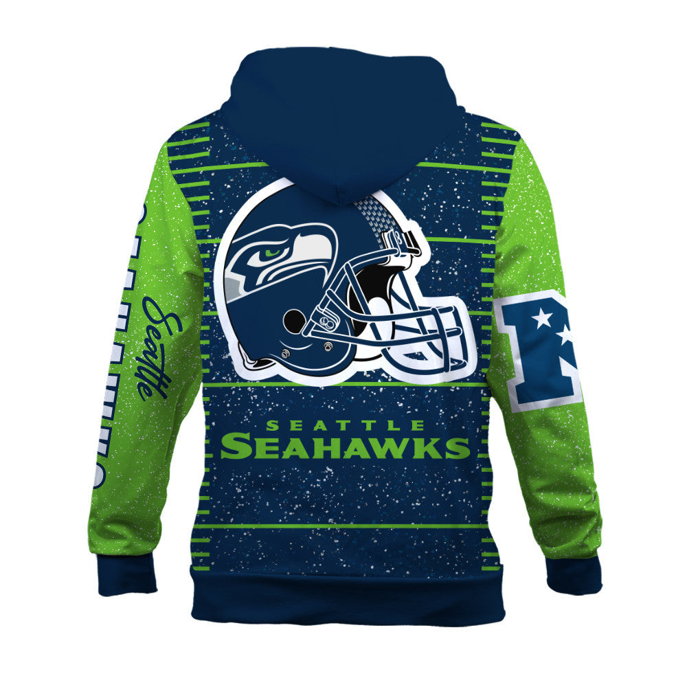 Seattle Seahawks Exclusive National Football League Graphic Design 3D Hoodie