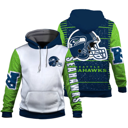Seattle Seahawks Exclusive National Football League Graphic Design 3D Hoodie