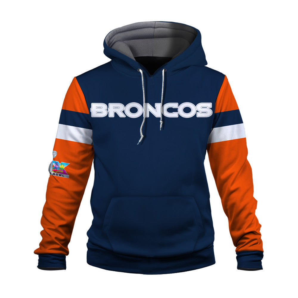Denver Broncos American Football Conference Champions 2025 3D Hoodie