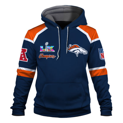 Denver Broncos Super Bowl LX Champions They Chase - We Lead 3D Hoodie