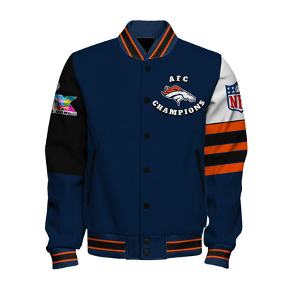 Denver Broncos 2025 AFC Conference Champions: The Ultimate Victory Varsity Jacket